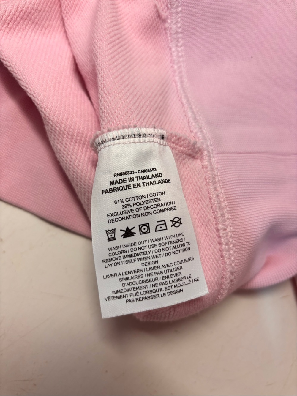 Nike Get Fit Pink Cropped Swoosh Fleece Sweatshirt, size M - Picture 9 of 12